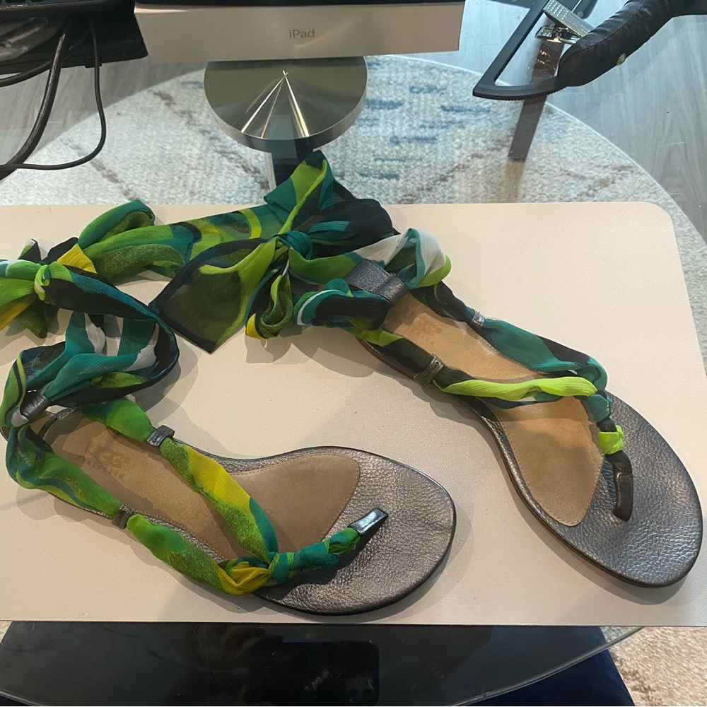 Ugg tie sandals